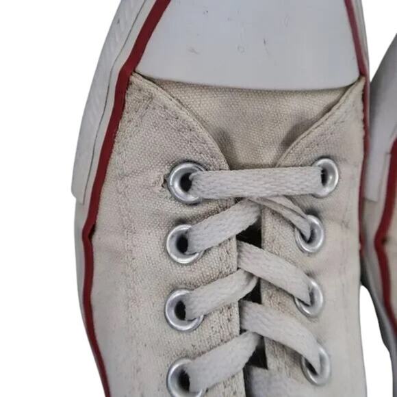 Converse Shoes Womens 7 Sneakers Chuck Taylor All Star Casual White Canvas Low - Picture 11 of 14
